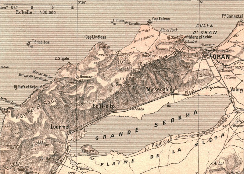 ''La Sahel d'Oran et la Grande Sebkha; Afrique du nord', 1914. Creator: Unknown.