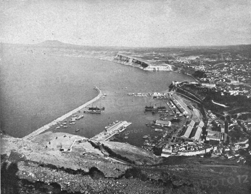 ''Oran. Vue generale du port; Afrique du nord', 1914. Creator: Unknown.