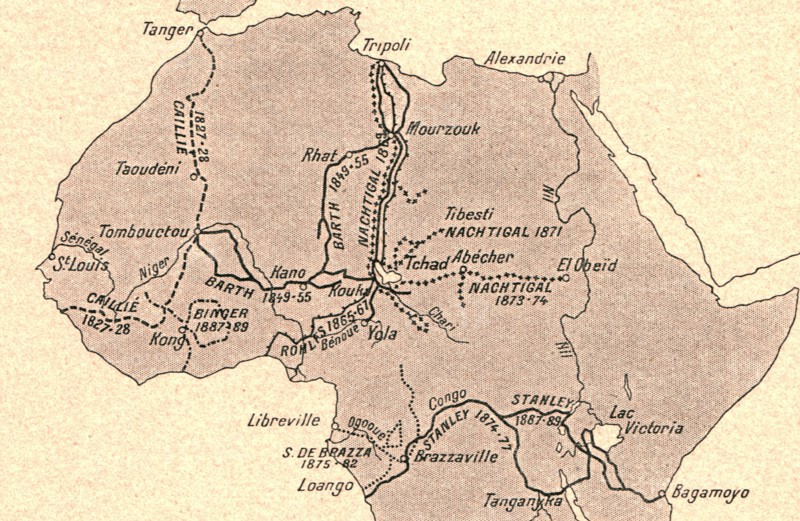 ''Grands itineraires africains; L'Ouest Africain', 1914. Creator: Unknown.