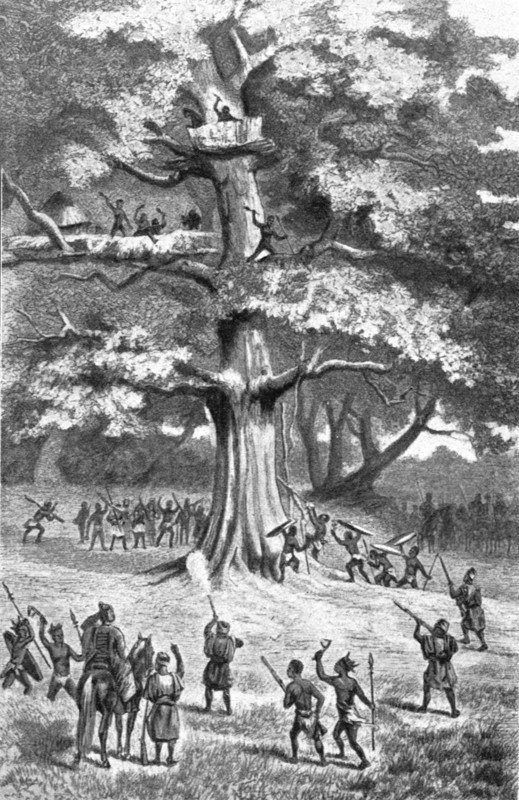 ''Nachtigal assiste a une chasse aux esclaves; L'Ouest Africain', 1914. Creator: Unknown.
