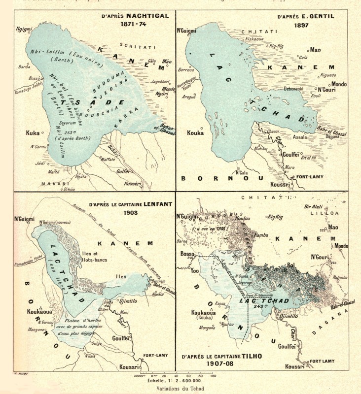 ''Variations du Tchad; L'Ouest Africain', 1914. Creator: Unknown.