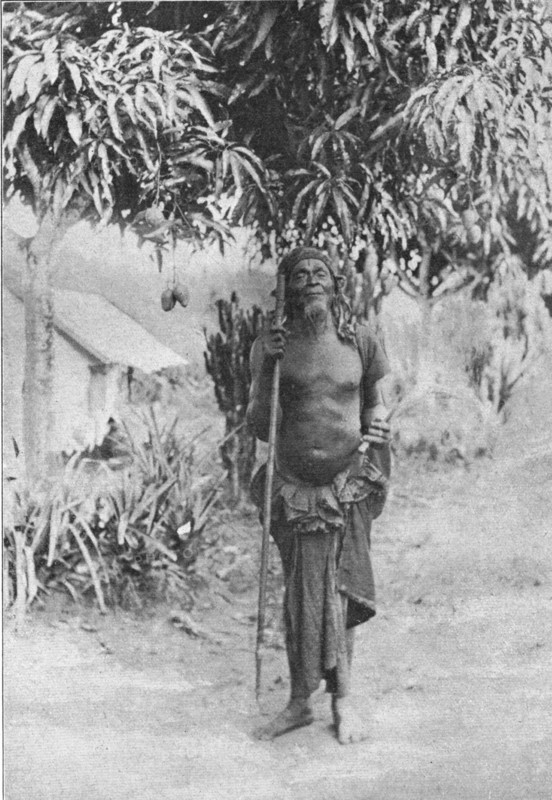 'Un sorcier au Congo francais (Il porte en main l'insigne de ses fonctions..., 1914. Creator: Unknown.
