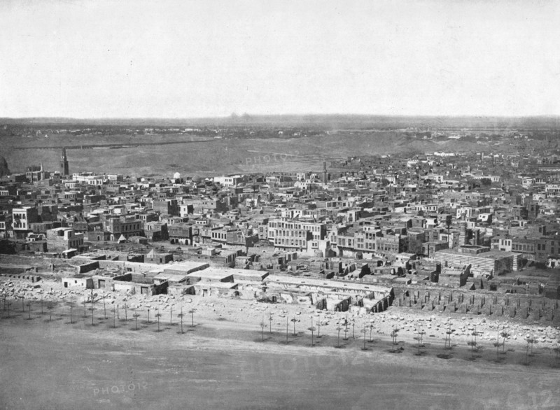 ''Vue generale du Caire; Le Nord-Est Africain', 1914. Creator: Bonfils.