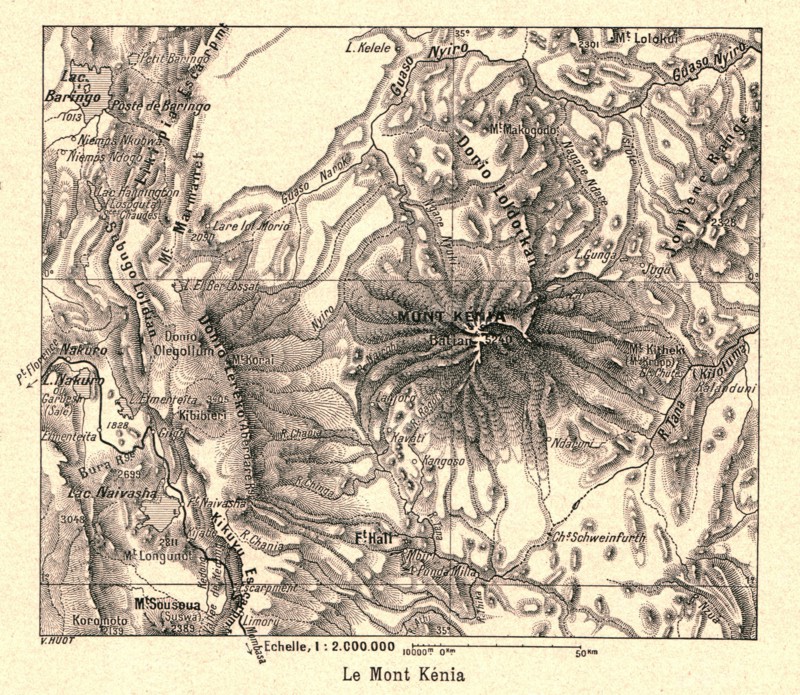 ''Le Mont Kenia; Le Nord-Est Africain', 1914. Creator: Unknown.