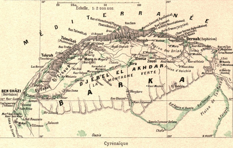 ''Cyrenaique; Le Nord-Est Africain', 1914. Creator: Unknown.
