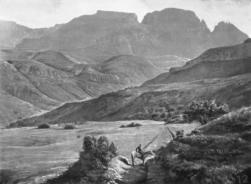 ''Une vue des Drakensbergen; Afrique Australe', 1914. Creator: Unknown.