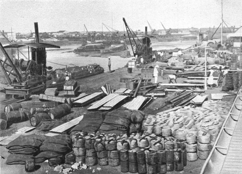 ''Les quais de Beira; Afrique Australe', 1914. Creator: Unknown.