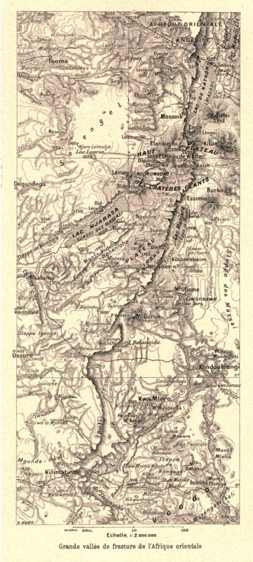 ''Grande vallee de fracture de lAfrique orientale; Afrique Australe', 1914. Creator: Unknown.