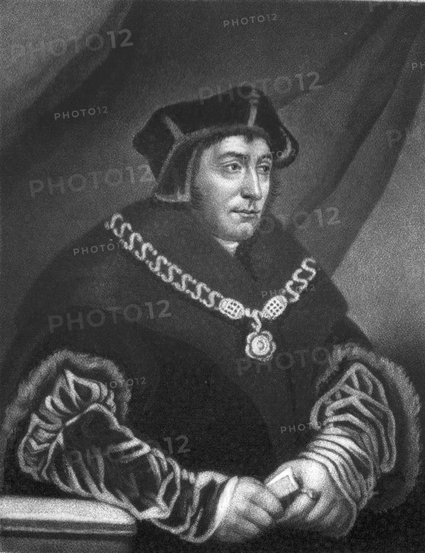 ''Sir Thomas More; Natus 1482, beheaded 1535', 1811. Creator: Charles Turner.