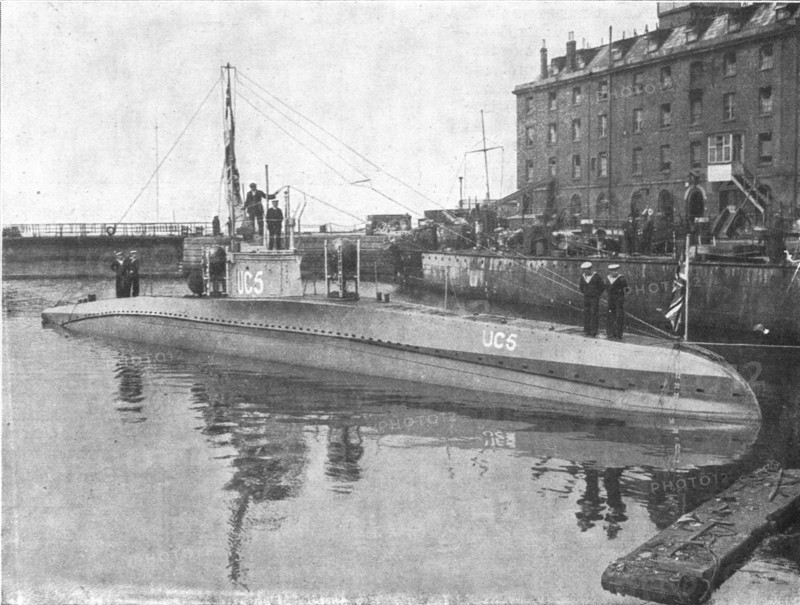 'Les Sous-Marin "U C 5"; Un trophee de la marine britannique', 1916. Creator: Unknown.