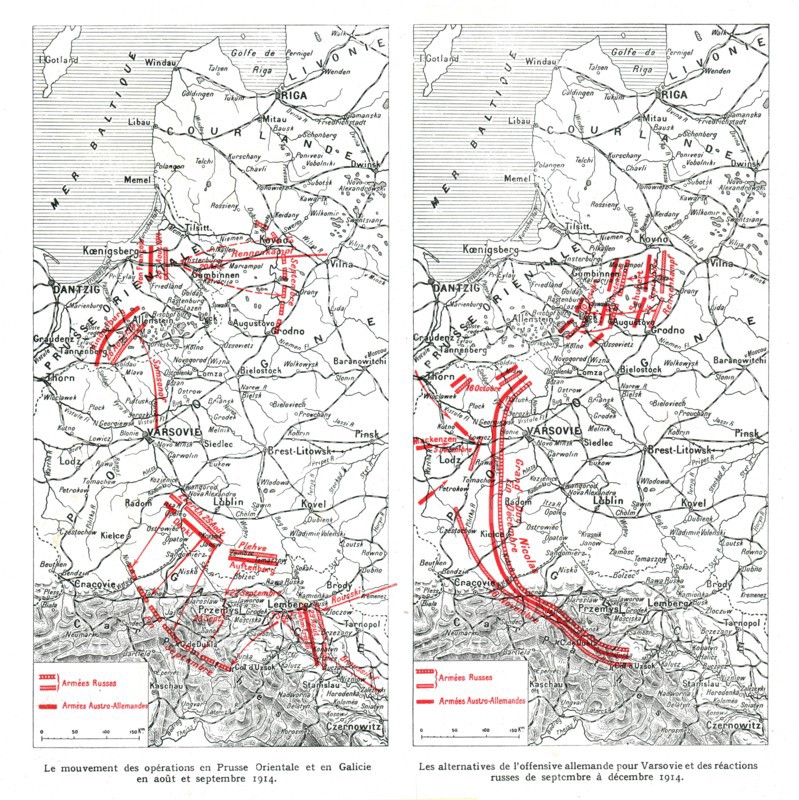 ''Les operations du front oriental', 1914. Creator: Unknown.