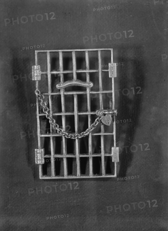 Woman Suffrage - Jail Pin, 1917. Creator: Harris & Ewing.
