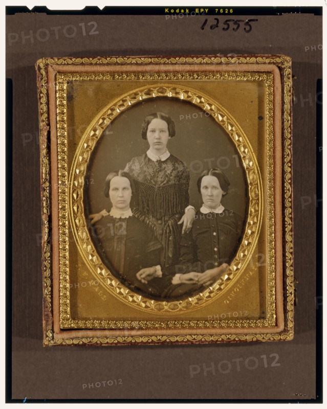 Three unidentified woman, between 1847 and 1860. Creator: James Presley Ball.