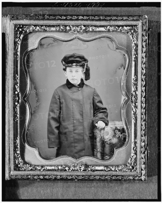 George Leverett Stowell as a boy, three-quarter length portrait, standing..., ca. 1855. Creator: Abraham Bogardus.