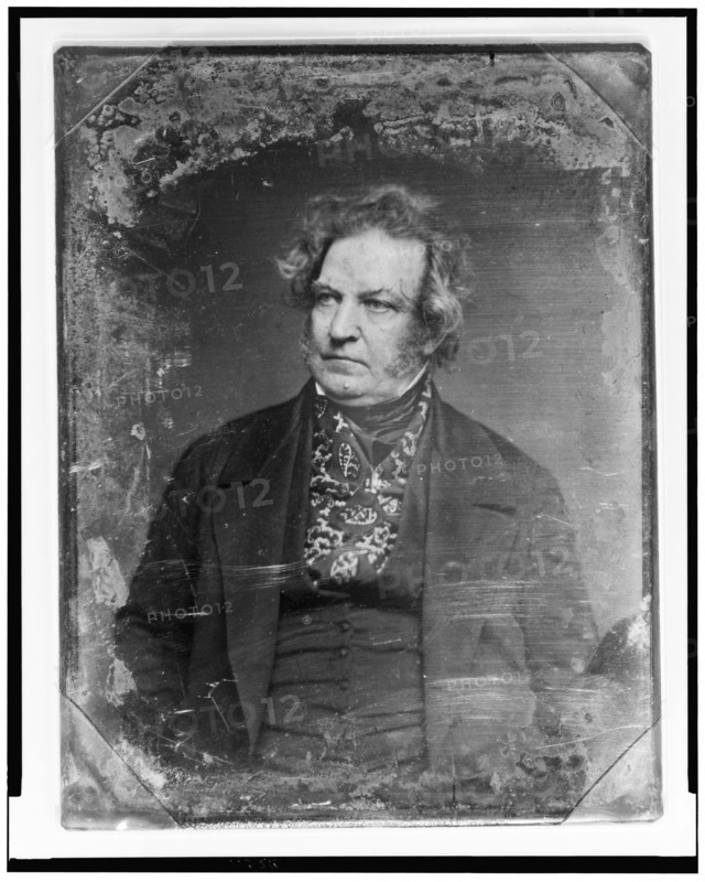 James Moore Wayne, half-length portrait, facing slightly left, between 1844 and 1860. Creator: Mathew Brady.