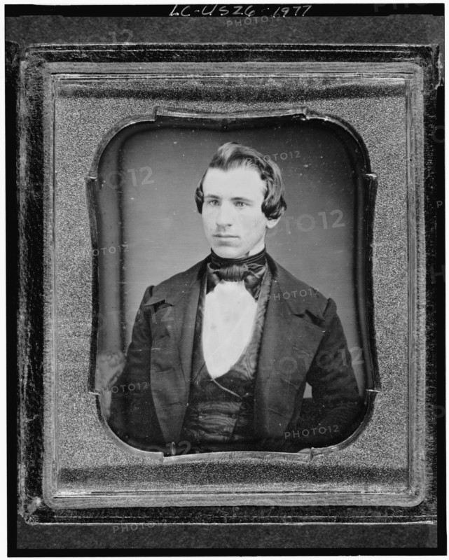 Unidentified man, friend of Clara Barton, head-and-shoulders portrait..., between 1840 and 1860. Creator: Unknown.