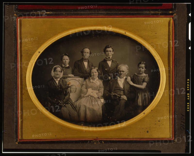 Portrait of the Prime family, October 1852. Creator: Unknown.