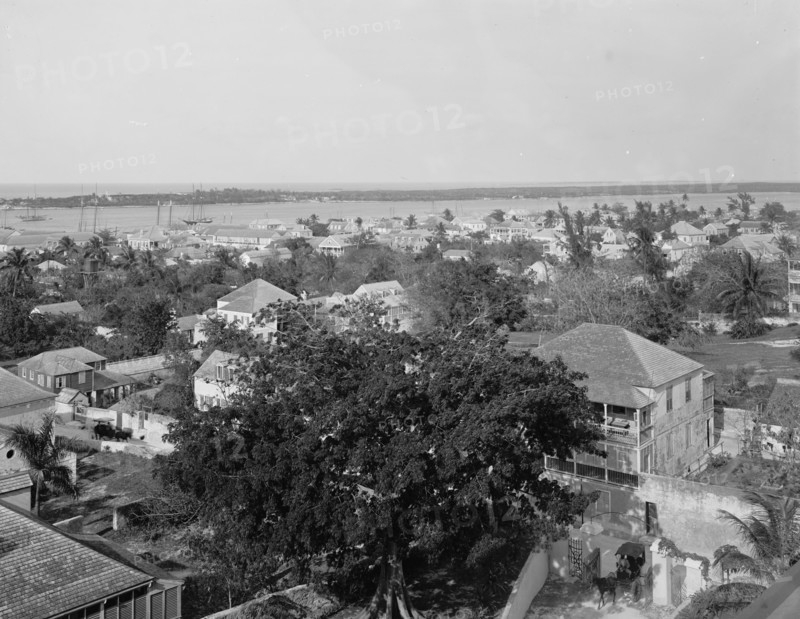 Nassau from the Royal Victoria, Bahama Islands, W.I., between 1900 and 1906. Creator: William H. Jackson.