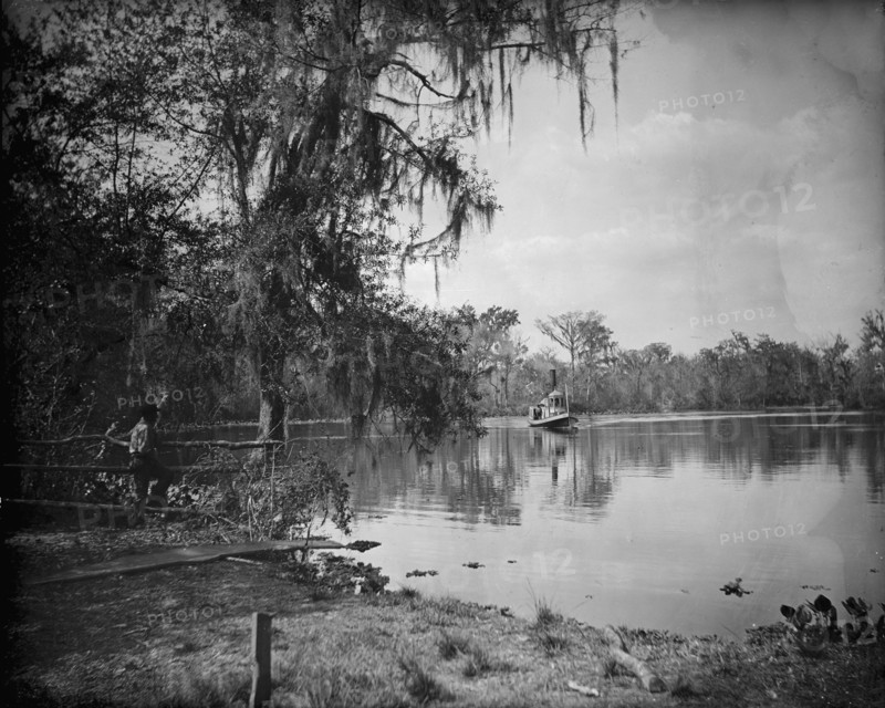 Monroe Landing, Rice Creek, between 1880 and 1897. Creator: William H. Jackson.