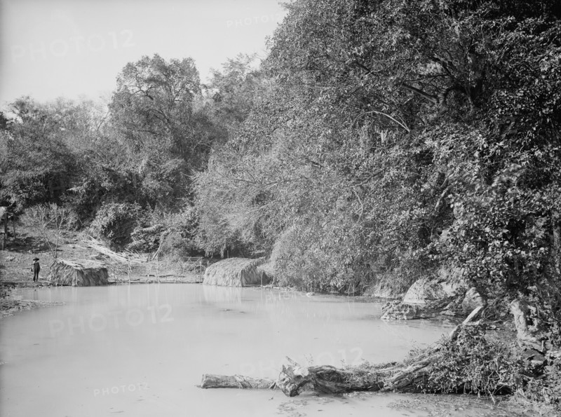 Hot springs at Taninul, between 1880 and 1897. Creator: William H. Jackson.