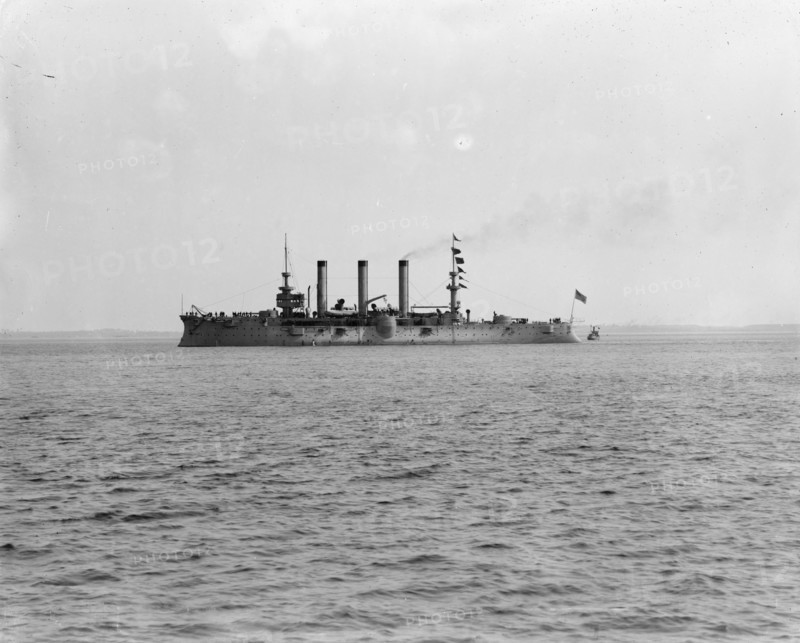 U.S.S. Brooklyn, between 1896 and 1897. Creator: William H. Jackson.