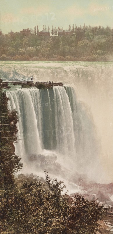 Horseshoe Falls from Goat Island, Niagara, ca 1900. Creator: Unknown.