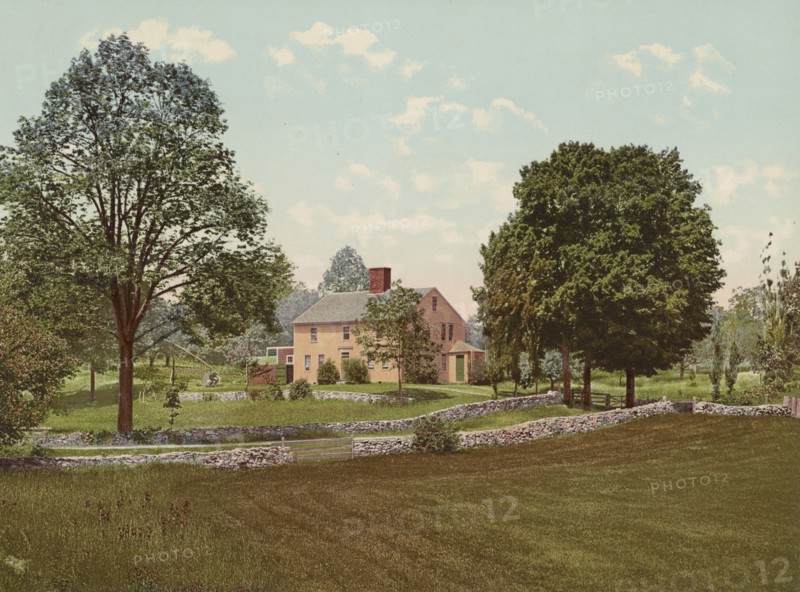 Whittier's birthplace, Haverhill, c1900. Creator: Unknown.