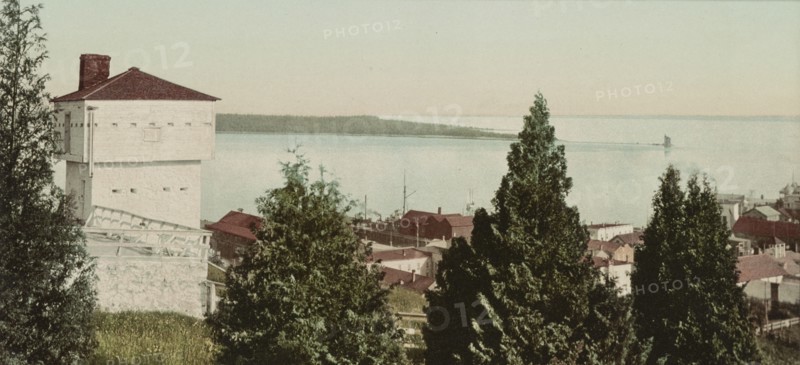 Old Block House, Fort Mackinac, Michigan, ca 1900. Creator: Unknown.