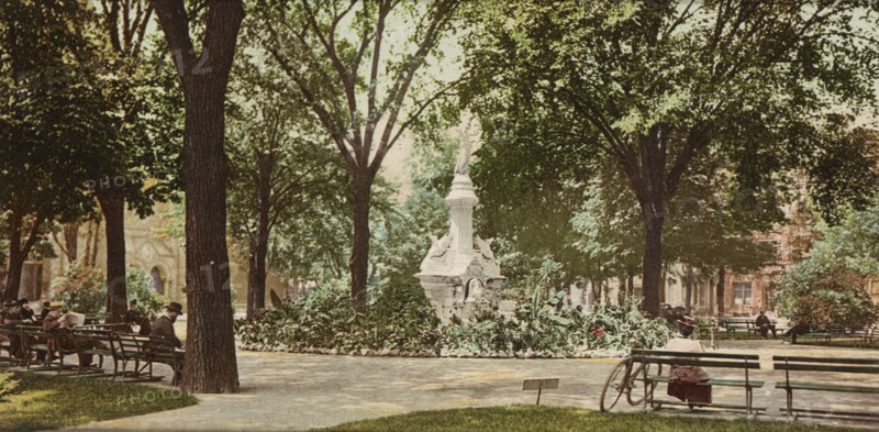 West Grand Circus Park, Detroit, ca 1900. Creator: Unknown.