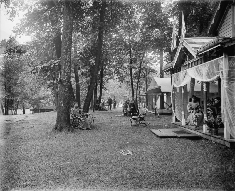 Cottages at Maplewood, between 1880 and 1899. Creator: Unknown.