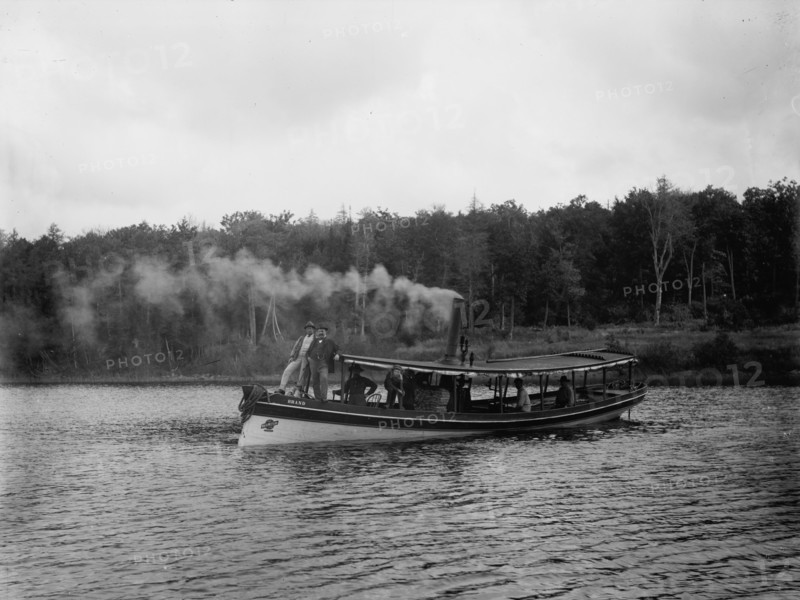 Lake Gogebic, Mich., steamboat "Brand", between 1880 and 1899. Creator: Unknown.