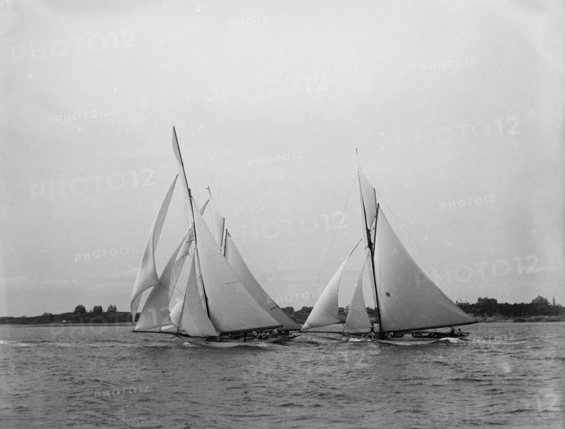Start, forty footers, August 18, 1890, 1890 August 18. Creator: Unknown.