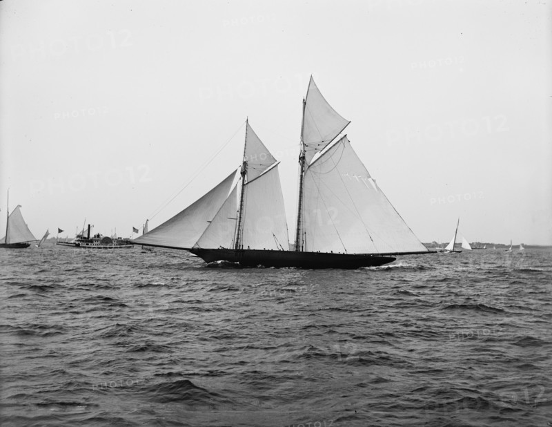 The Volunteer, Goelet Cup Race, August 7, 1891, 1891 Aug 7. Creator: Unknown.