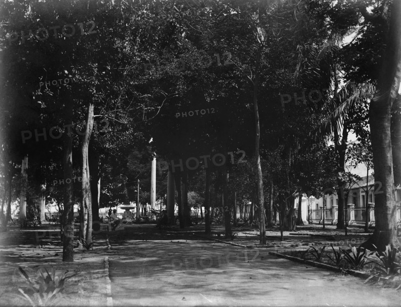 Plaza, Puerto Cabello, Venezuela, between 1880 and 1901. Creator: Unknown.