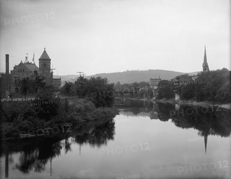 Down the Chenango, Binghamton, N.Y., between 1900 and 1906. Creator: Unknown.