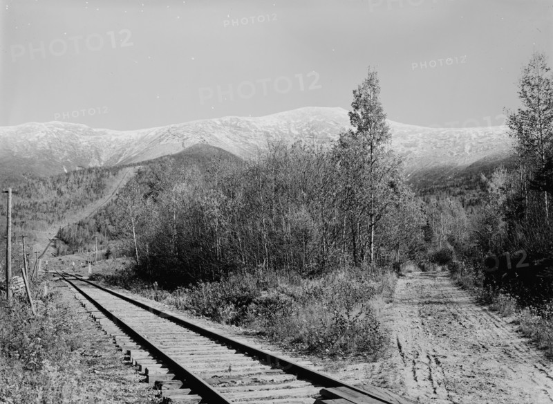 Mt. Washington from near base station, White Mountains, c1900. Creator: Unknown.