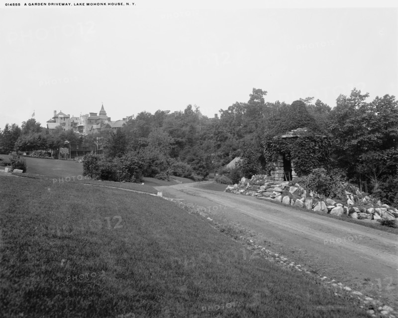 A Garden driveway, Lake Mohonk House, N.Y., between 1890 and 1906. Creator: Unknown.