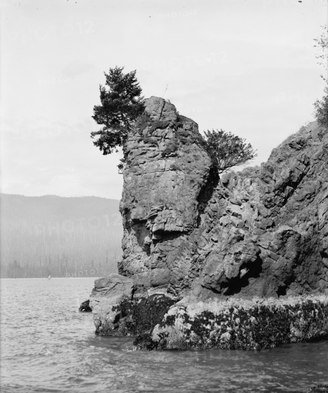 Siwash Rock, Stanley Park, Vancouver, B.C., c1902. Creator: Unknown.