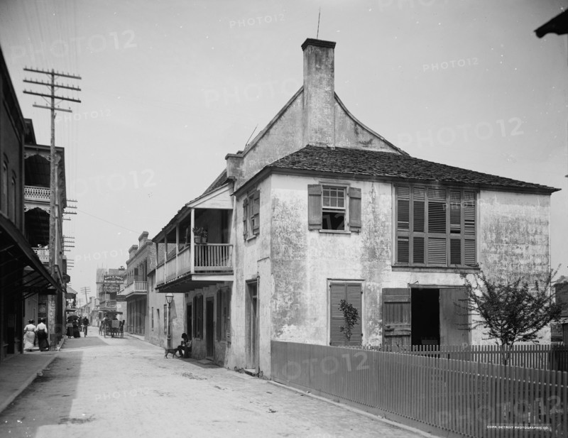 St. George Street, St. Augustine, Fla., c1903. Creator: Unknown.