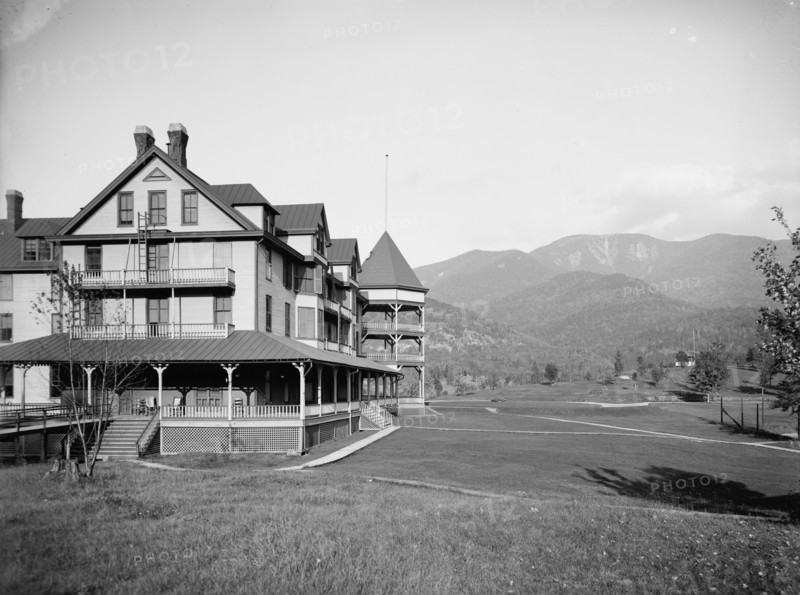 St. Hubert's Inn and the Giant, Keene Valley, Adirondack Mountains, c1903. Creator: Unknown.