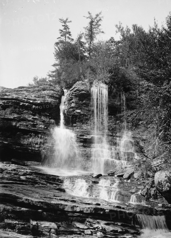 Peterskill Falls, Lake Minnewaska, N.Y., c1903. Creator: Unknown.