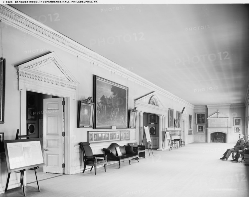 Banquet Room, Independence Hall, Philadelphia, Pa., c1904. Creator: Unknown.