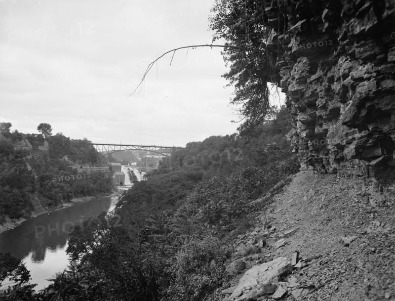 Falls of the Genesee from Seneca Park, Rochester, N.Y., c1904. Creator: Unknown.