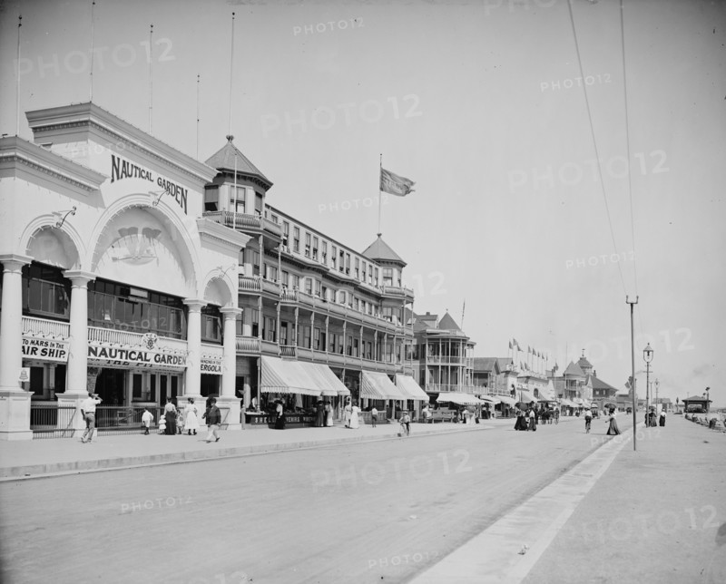 Along the boulevard, Revere Beach, Mass., c1905. Creator: Unknown.