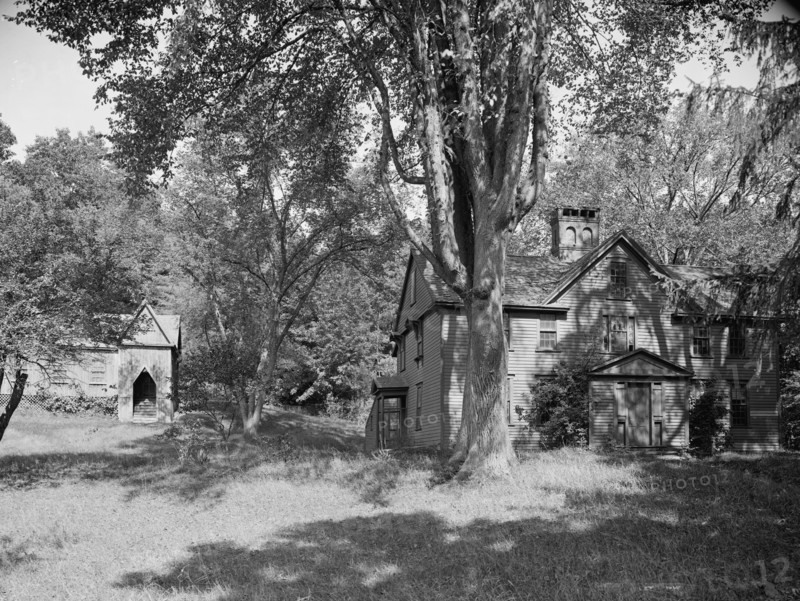 Alcott house [Orchard House] and School of Philosophy, Concord, Mass., between 1900 and 1906. Creator: Unknown.