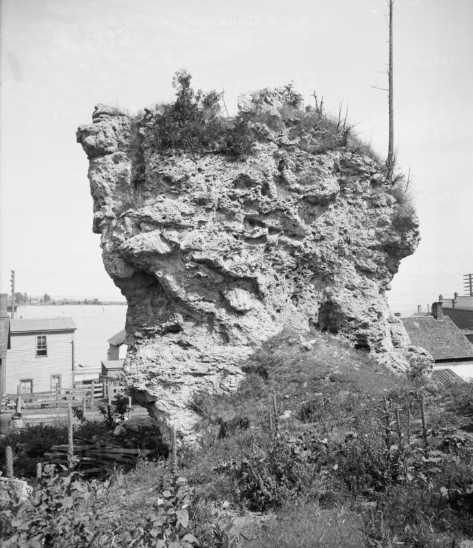 St. Anthony's Rock, St. Ignace, Mich., between 1900 and 1906. Creator: Unknown.