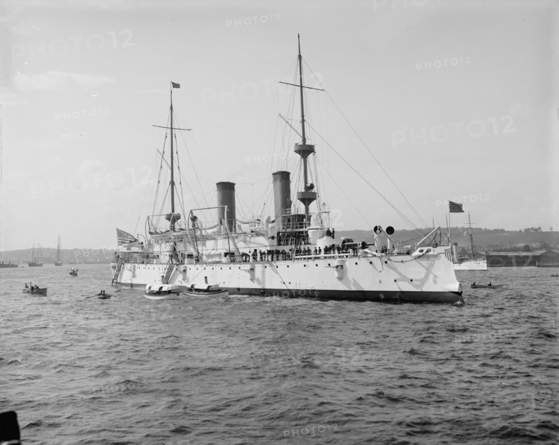 U.S.S. Olympia, between 1895 and 1901. Creator: Unknown.