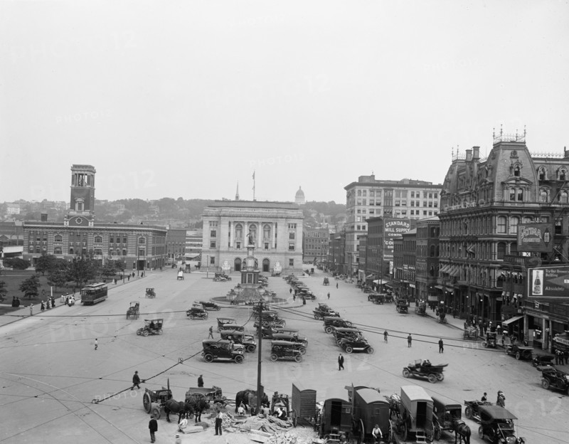 Exchange Place, Providence, R.I., between 1900 and 1920. Creator: Unknown.