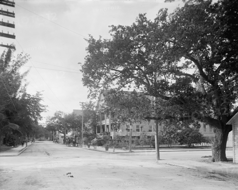 Miami, Fla., Avenue C and Fort Dallas Hotel, between 1900 and 1920. Creator: Unknown.