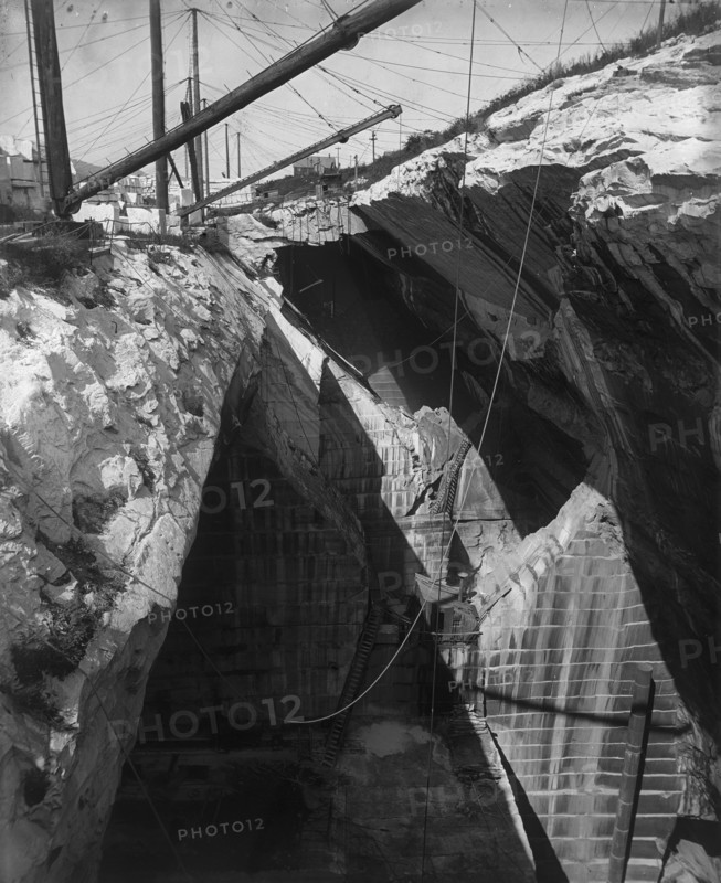 Marble quarry near Rutland, between 1890 and 1905. Creator: Unknown.